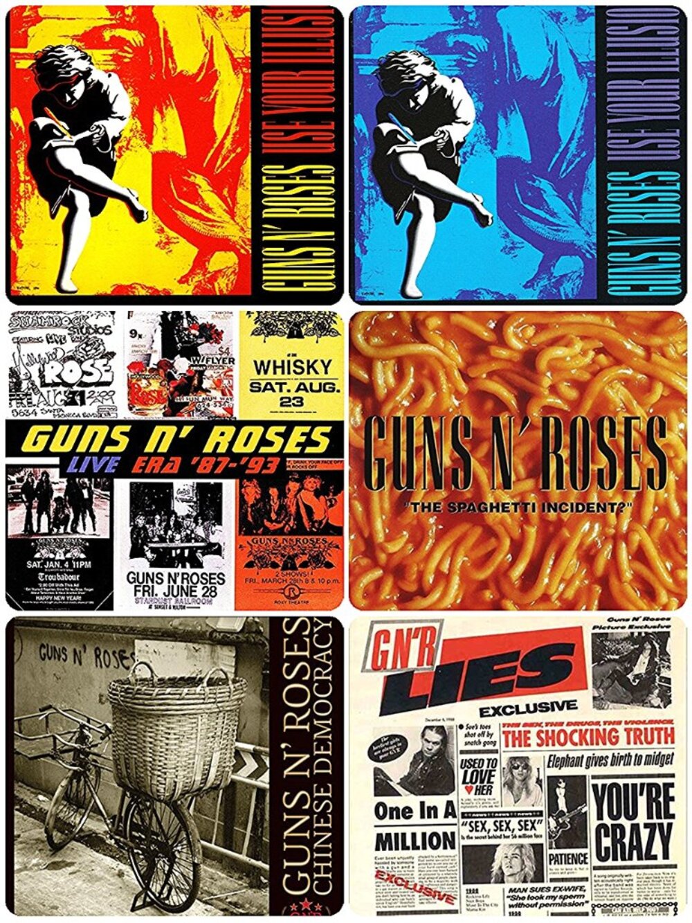 Guns N' Roses 6 CD Bundle